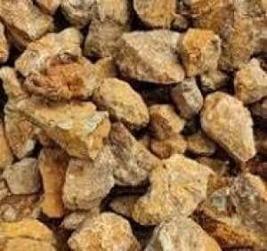 High-grade phosphate rock stockpiled at Egyptian ports, destined for global agrochemical industries.